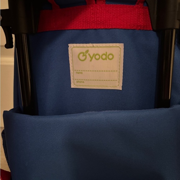Yodo Shark Backpack Blue and Red - Picture 2 of 10